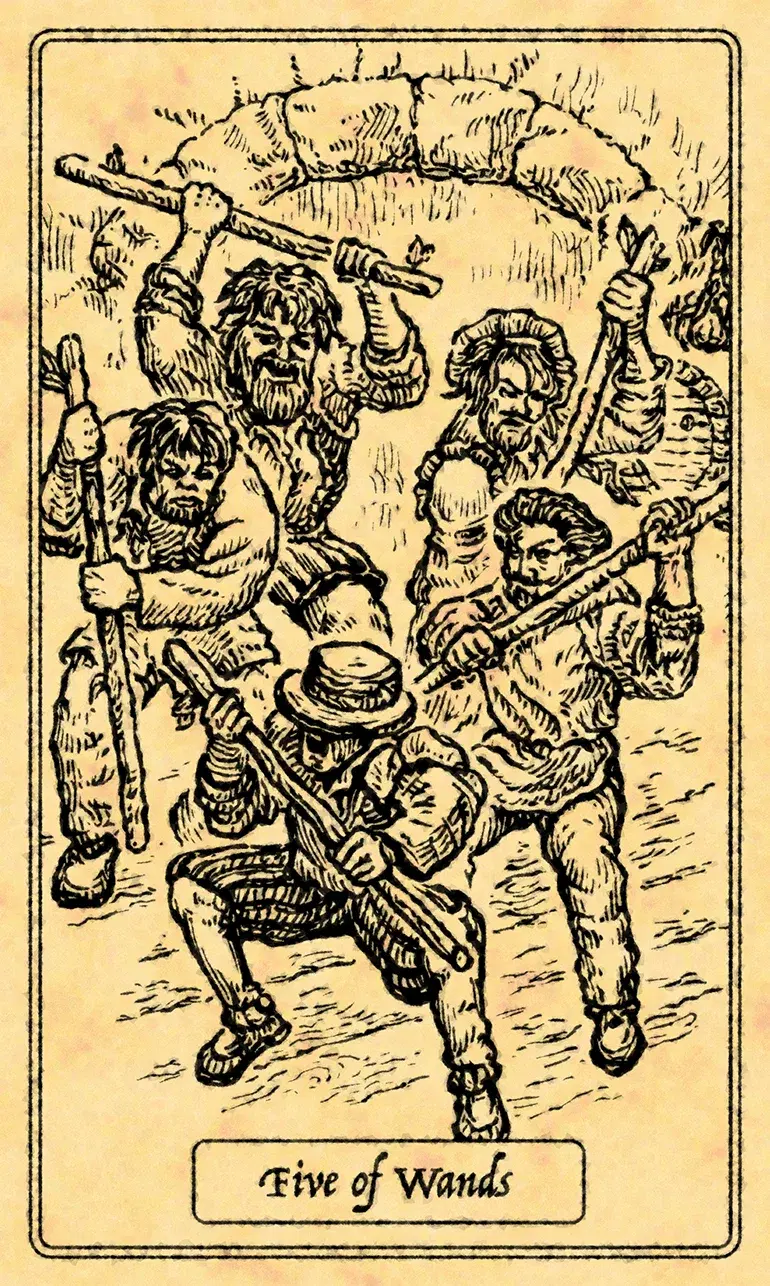 Five of Wands